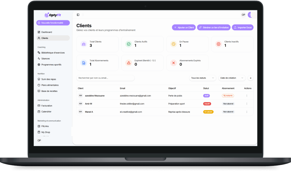 Manage everything in one place dashboard